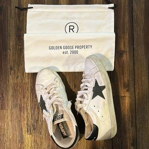 Golden Goose, size 7, gently used, duster, no shoe box available.